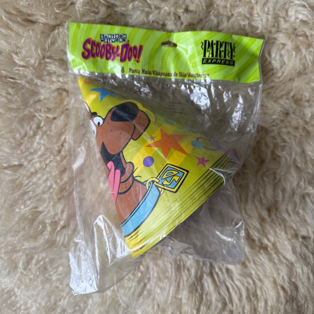 NWT Vintage 1998 Scooby-Doo Party Hats Party Express